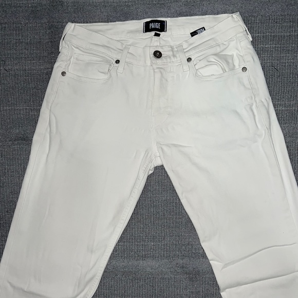 Mens Paige White Jeans - Picture 1 of 4